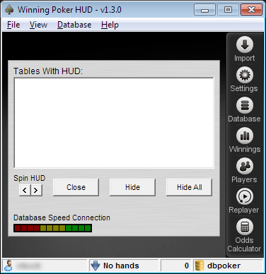 Winning Poker HUD - Main